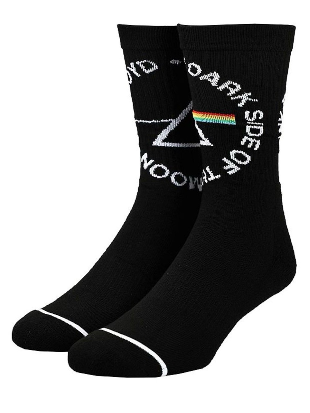 Bioworld “Pink Floyd Darkside of the Moon” Crew Socks (NWT) (Shoe Size: 8-12)